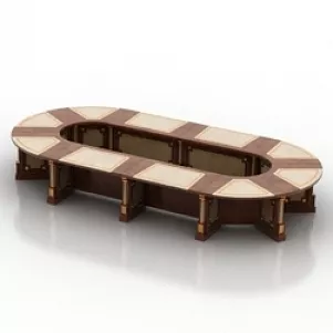 Table Elledue Tudor 3d model Table Elledue Tudor 3d model