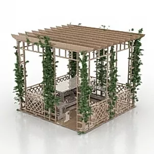 Patio Design 3d model