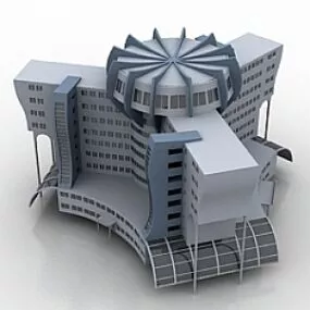 Hotel 3d model