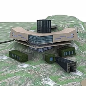 Building Bunker 3d model Building Bunker 3d model