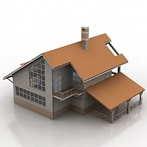 House 3d model House 3d model