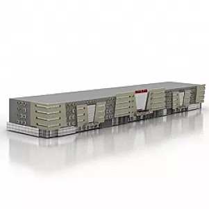 Shopping Center 3d model Shopping Center 3d model