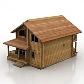 House Wood 3d model