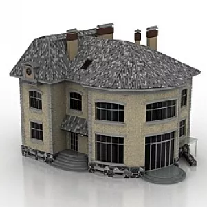 Cottage 3d model Cottage 3d model