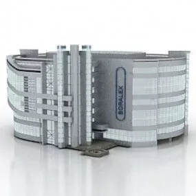 Office Building Boralex 3d model