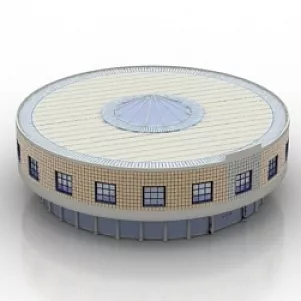 Stadium Building Astana 3d model