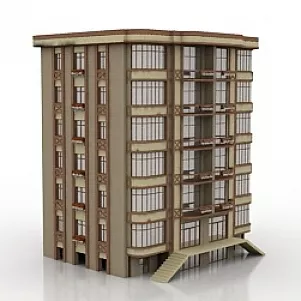 Building 3d model Building 3d model