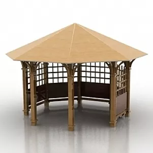 Arbor 3d model Arbor 3d model