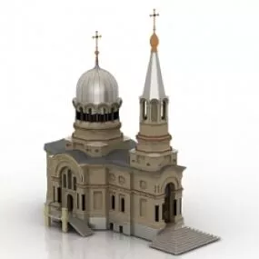 Church Temple Chapel 3d model
