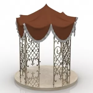 Arbor 3d model Arbor 3d model