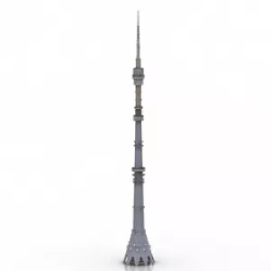 Radio Curved Edge Modern Style 3d model
