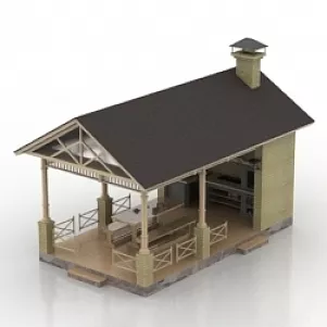 Arbor 3d model Arbor 3d model