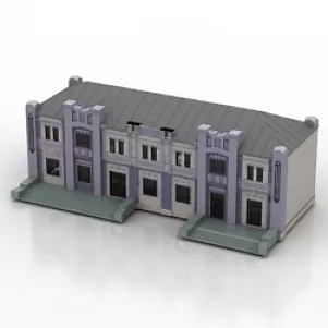 Building 3d model Building 3d model