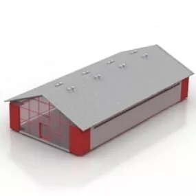 Hangar 3d model