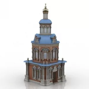 Chapel Of Nuenen Building 3d model