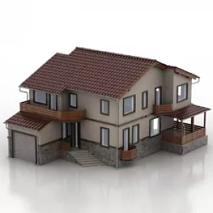 House 3d model House 3d model
