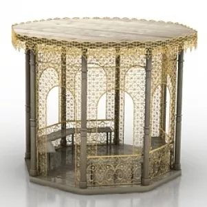 Stone Garden Pavilion 3d model