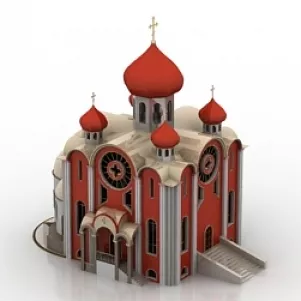 Taj Mahan Temple 3d model