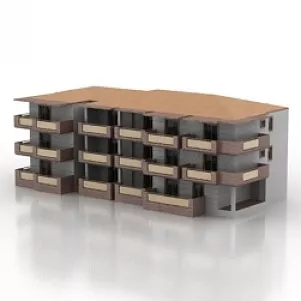 Building 3d model Building 3d model