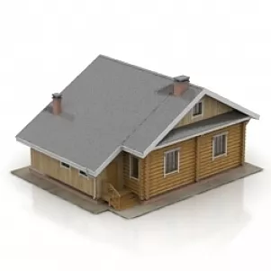 House Wood 3d model House Wood 3d model