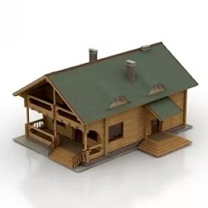 House Wood 3d model House Wood 3d model