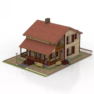 House Country 3d model House Country 3d model