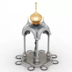 Arbor Religious Building 3d model