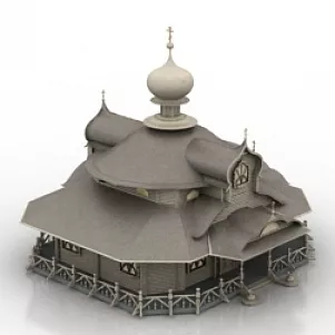 The Tunnel Church 3d model