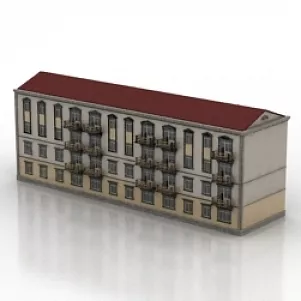 Building 3d model Building 3d model