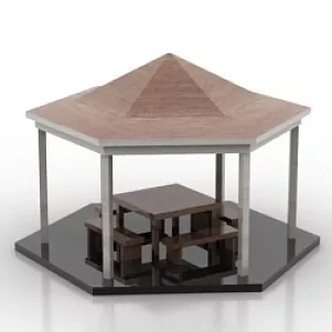 Arbor 3d model Arbor 3d model