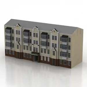 Building 3d model Building 3d model