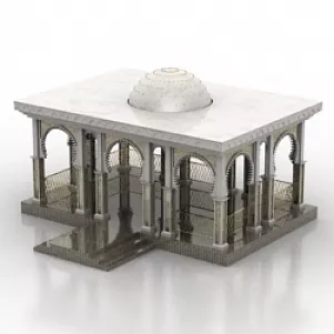 Chinese Waterside Pavilion 3d model