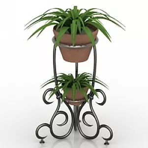 Flower Stand 3d model Flower Stand 3d model
