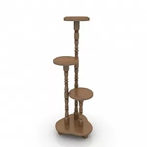 Flowers Stand 3d model Flowers Stand 3d model