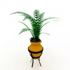 Large Potted 3d model