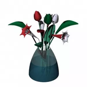 Flowerpot 3d model Flowerpot 3d model
