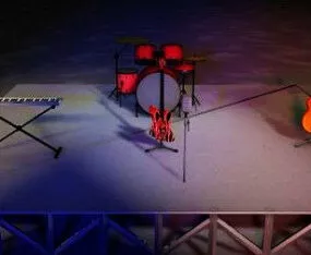 Concert Stage 3d model