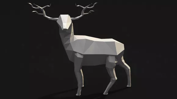 Low Poly Deer 3d model Low Poly Deer 3d model