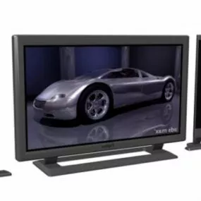 Home Cinema Lcd Speaker 3d model