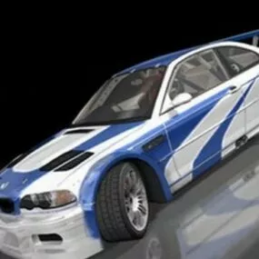 Bmw M3 Gtr Car 3d model