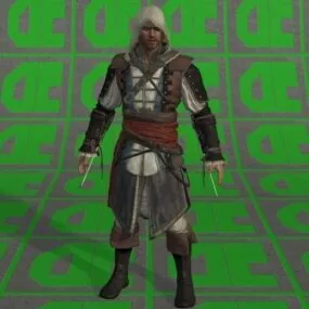 Edward Kenway Assassins Character 3d model
