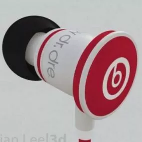 Ibeats Dr Dre Earphone 3d model