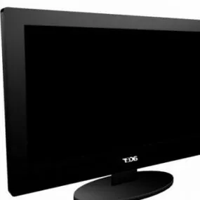 Pc Lcd Monitor 3d model