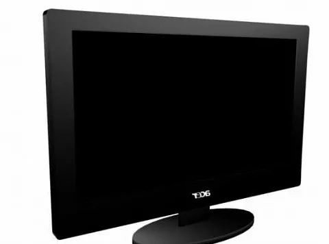 Thick Monitor Pc Lcd Gadget 3d model