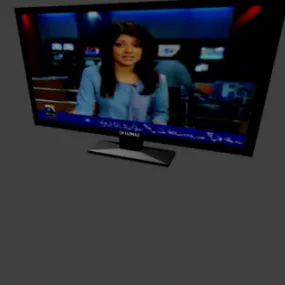 Electronic Tv Lcd 3d model