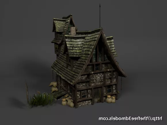 Medieval House 3d model Medieval House 3d model