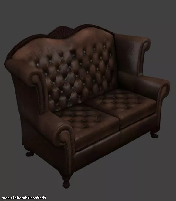 Queen Armchair 3d model Queen Armchair 3d model