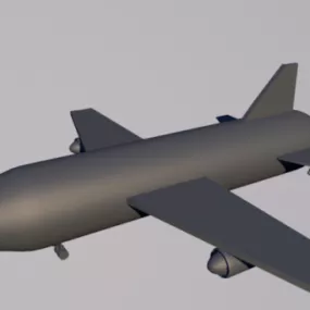 Lowpoly Airplane 3d model