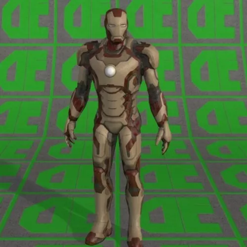 Iron Man Character 3d model Iron Man Character 3d model