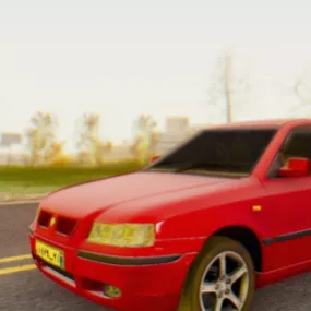 Samand Lx Car 3d model